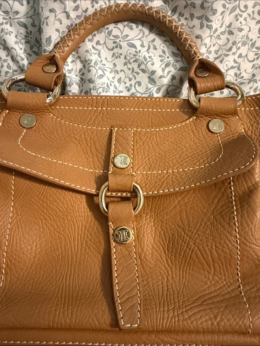 Celine Bum bag Tan Leather Satchel Handbag - Women Bags